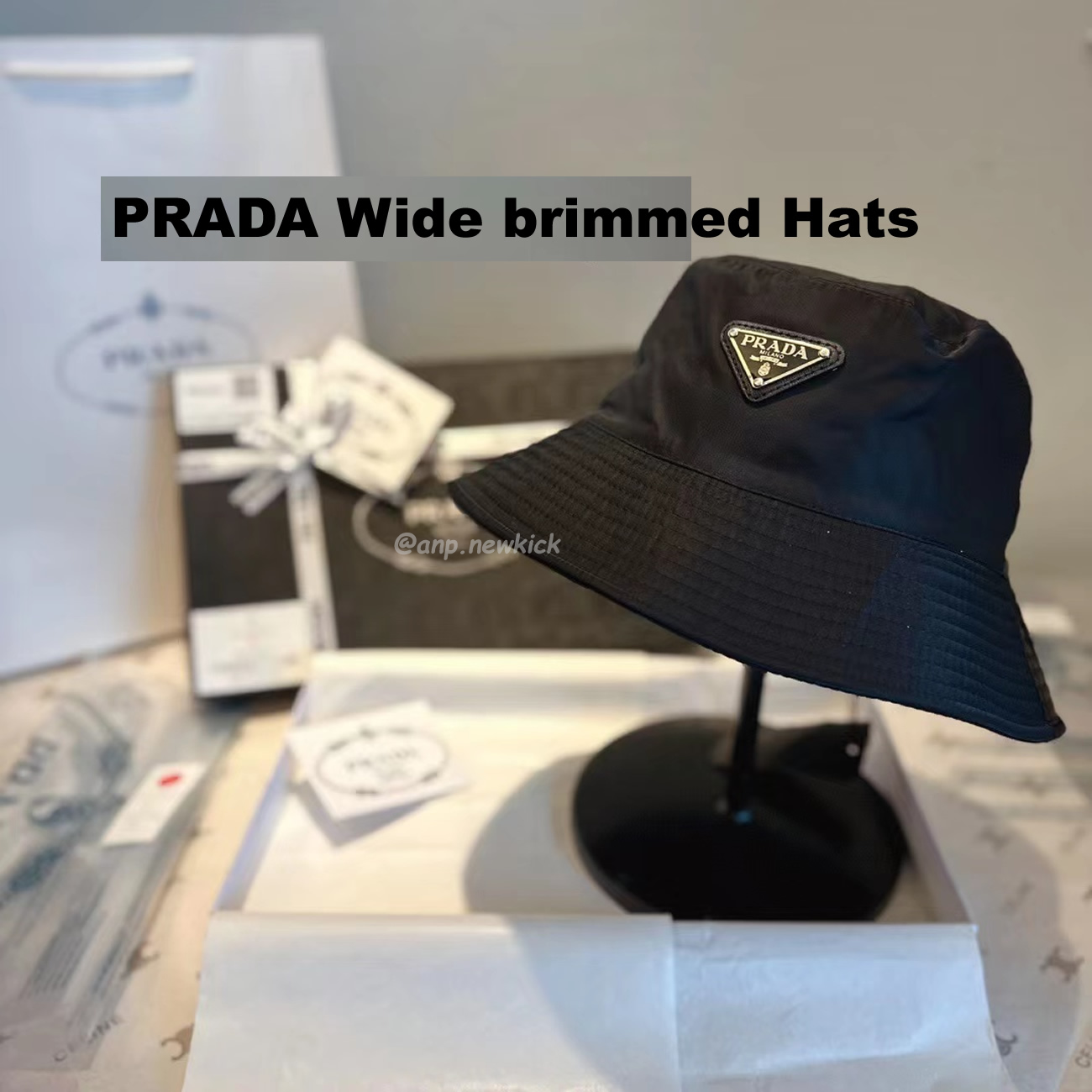 Prada Wide Brimmed Hats (10) - newkick.vip